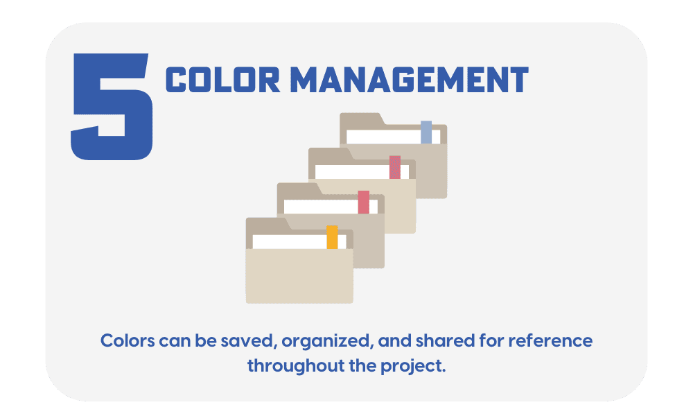 color-management A graphic with the words " 5 color management ".