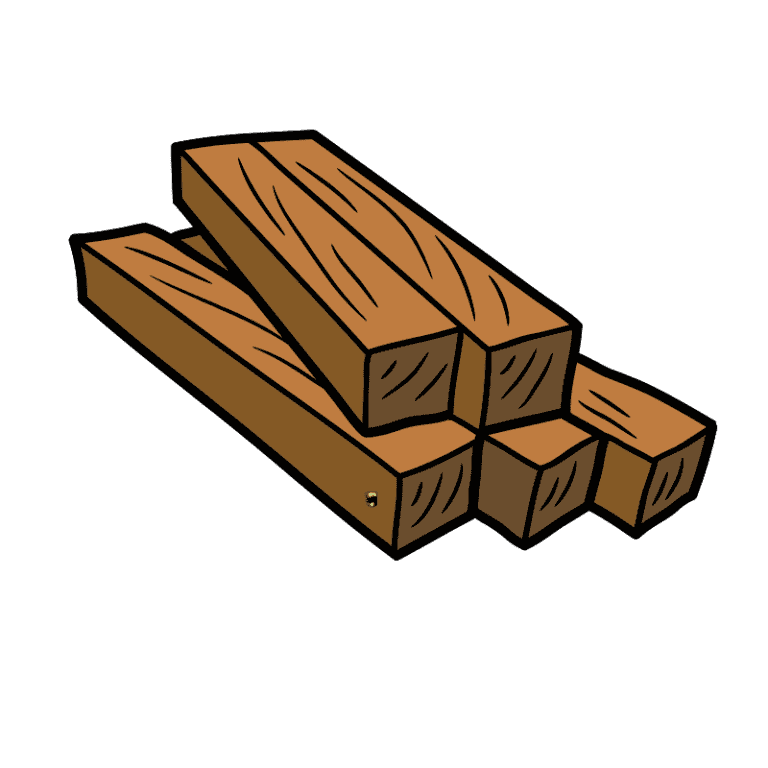 wood-768x768 A drawing of some wood planks on top of each other.